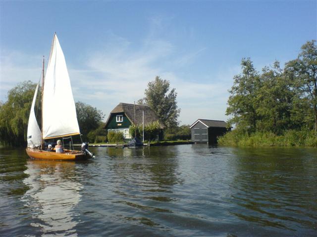 People enjoying sailing on the waterways