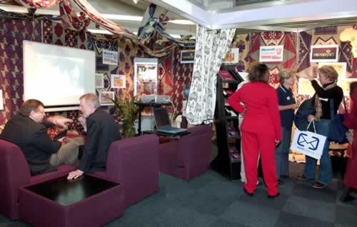 View of the MirandaNet Stand at BETT05